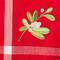 DII® 72" Red Embroidered Mistletoe Corner with Border Table Runner